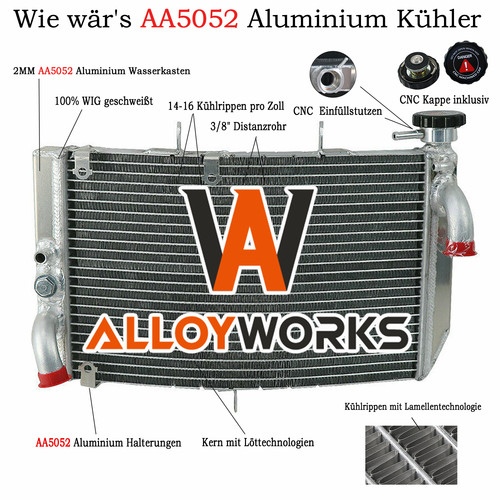 Radiatore racing alluminio per